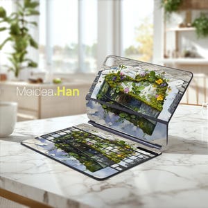 Magic Keyboard Vinyl Magic Smart Air 11 Skin Fingerprint Heart Design Travel Gift Magic Keyboard Folio Smart Folio Magic Keyboard Folio