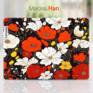 Lenovo Laptop Skin Personalized Decal Custom Sticker Flowers Art Vinyl Gift For Her For Lenovo Slim Legion Yoga Ideapad Thinkbook Thinkpad