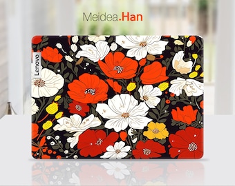 Lenovo Laptop Skin Personalized Decal Custom Sticker Flowers Art Vinyl Gift For Her For Lenovo Slim Legion Yoga Ideapad Thinkbook Thinkpad