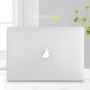 Zilveren matte skin Macbook-accessoire cadeau voor haar Sticker voor Mac Vlekpreventie Stijlvolle 15-inch Apple sticker gepersonaliseerde vinyl wrap sticker