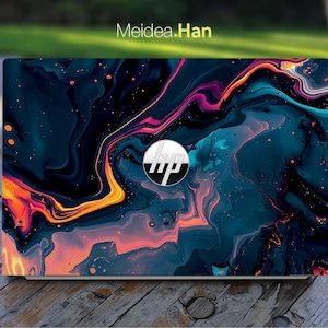 HP Laptop Skin EliteBook Personalized Customizable Romantic Sea Vinyl Sticker for Specter Envy Pavilion Victus Omen Elite Probook