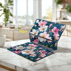 magic keyboard ipad pro 11 Apple Magic oil painting flower skin gift for Magic Keyboard Smart Keyboard Skin Smart Folio Magic Keyboard Decal