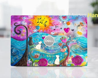 Laptop Film Skin Dell Xps 14 9440 Decal Personalised Gift Colorful Abstract Art Design Vinyl Sticker for Xps Inspiron Alienware Precison