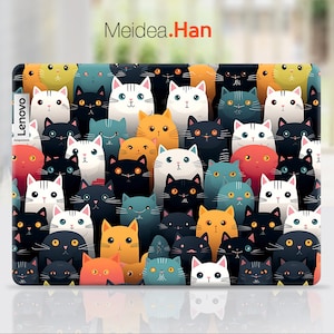 Custom Laptop Skins Lenovo Accessories Cute Decals Personalised Gift Cartoon Pattern Design For Legion Yoga Slim Thinkpad Thinkbook Ideapad