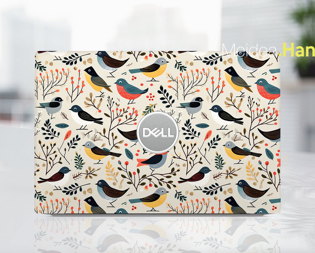 Laptop Skins Dell Decals Customizable Personalization White Minimalist ...