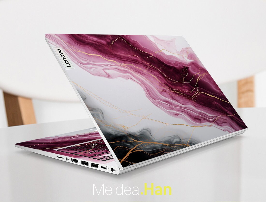 Laptop Skin Lenovo Thinkbook Decal Customizable Unique Gift Abstract Painting Art for Legion Yoga Slim Thinkpad Thinkbook Ideapad Series Etsy
