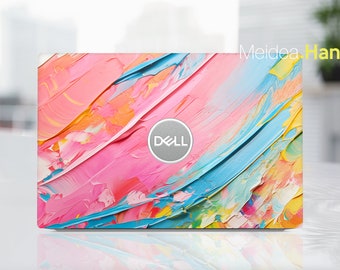 Dell Xps 15 Laptop Skin Pre-Cut Personalized Decal Custom Gift Colorful Oil Painting Design Vinyl for Xps Latitude Inspiron Vostro Precision