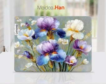 Lenovo Gen 10 Laptop Skin Personalized Decal Custom Sticker Flower Design Vinyl Gift for Lenovo Slim Legion Yoga Ideapad Thinkbook Thinkpad