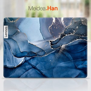 Lenovo Ideapad 15.6 Skin Decals Personalized Gift Blue Marble Vinyl Sticker for Lenovo Slim Legion Ideapad Yoga Thinkbook Thinkpad