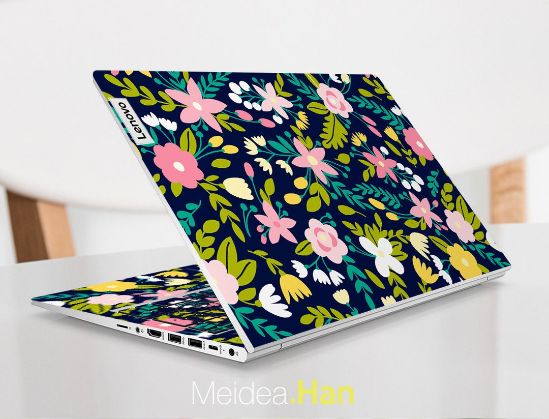 Lenovo Laptop Skin Thinkpad X1 Yoga Personalized Customizable Flowers
