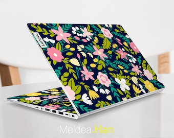 Lenovo Laptop Skin Thinkpad X1 Yoga Personalized Customizable Flowers Vinyl Gift For Women For Lenovo Slim Legion Ideapad Thinkbook Thinkpad