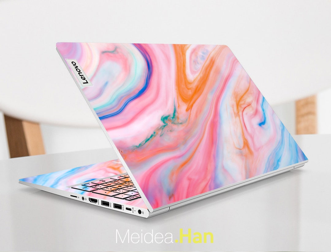Lenovo Laptop Keyboard Cover Personalized Marble Texture Gift for Women ...