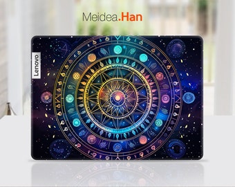 Custom Laptop Skins Lenovo Decals Personalization Astrology patterns divinatory art Designs For Legion Yoga Thinkpad Thinkbook Ideapad