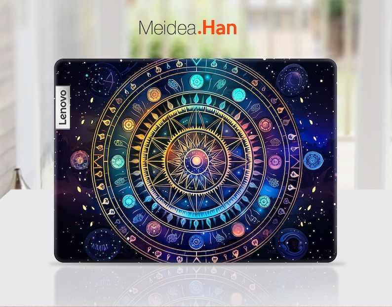 Custom Laptop Skins Lenovo Decals Personalization Astrology patterns divinatory art Designs For Legion Yoga Thinkpad Thinkbook Ideapad image 1