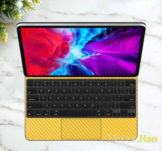 IPad 10 Magic Folio Keyboard A2695 Sticker Fiber Yellow