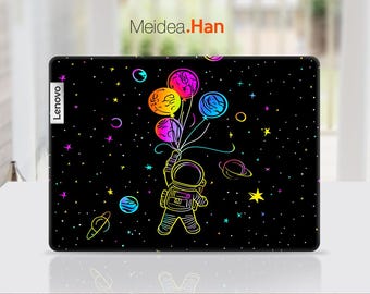 Protectant Laptop Lenovo Accessories Art Skin Custom Decals Personalized Gift Cute Astronaut Design for Slim Yoga Legion Thinkpad Thinkbook