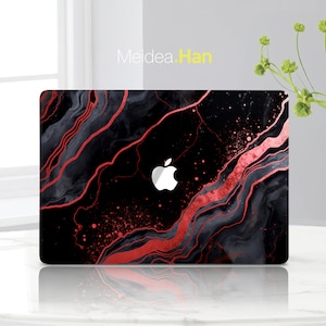 Macbook Retina 13 Personalized Gift Macbook Protector Black Art Design Decal for Mac Stylish Macbook Decal Personalized Vinyl Wrap Sticker