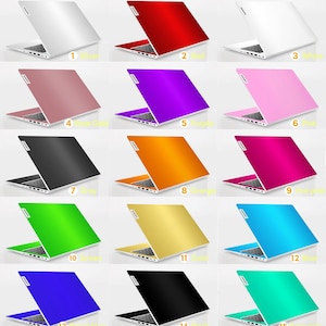 Laptop Accessories Lenovo Solid Colors Skin Yoga Vinyl Aufkleber Personalisiertes Geschenk für Lenovo Legion Thinkpad Thinkbook Notepad
