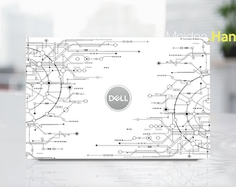 Dell Laptop Skins Dell MA14250 Sticker Simple Line Art Design Vinyl Decal Gift for Him for Xps Latitude Inspiron Vostro Precision
