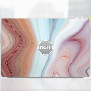 Dell Laptop Skin Latitude 5520  Personalized Customizable Marble Texture Gift For Women For Xps Latitude Inspiron Vostro Alienware Precision