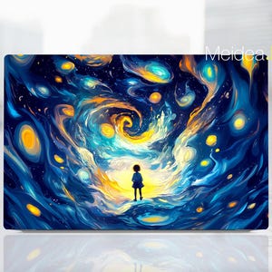 Dell Latitude 5540 Skin Birthday Gift Custom Decal Abstract Oil Painting Vinyl Sticker for XPS Latitude Inspiron Vostro Alienware Precision