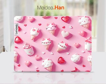 Lenovo Laptop Skin Ideapad Flex 5 Unique Gift Bunny Ice Cream Design Vinyl Decal For Lenovo Slim Legion Ideapad Yoga Thinkbook Thinkpad