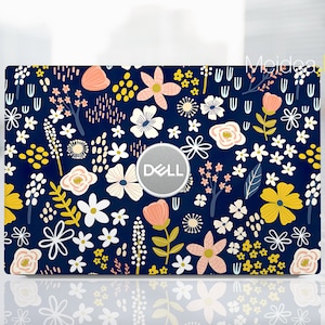 Dell Laptop Skin Latitude 5531 Personalized Customizable Flowers Vinyl Gift For Women For Xps Latitude Inspiron Vostro Alienware Precision