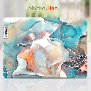 Lenovo Legion 5 Laptop Skin Personalized Gift Green Marble Vinyl Sticker for Lenovo Slim Legion Ideapad Yoga Thinkbook Thinkpad