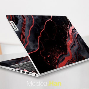 Laptop Skin Protect Lenovo Thinkpad Vinilo Calcomanías Personalizable Textura de mármol personalizada para Legion Yoga Slim Thinkpad Thinkbook Ideapad