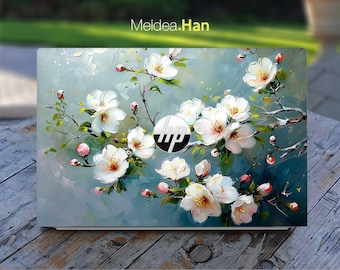 Piel portátil Hp Envy X360 Skin personalizado personalizable hermoso diseño de patrón floral para Spectre Envy Pavilion Victus Omen Elite Probook