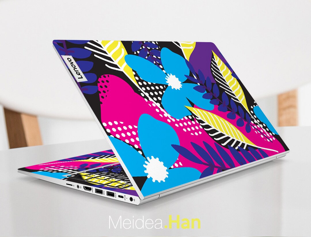 Lenovo Laptop Skin Ldeapad Flex 5 14 Personalized Customizable Flowers
