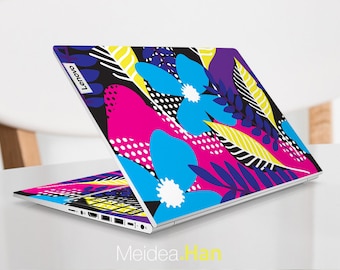 Lenovo Laptop Skin Ldeapad Flex 5 14 Personalized Customizable Flowers Art Vinyl Gifts For Her For Lenovo Slim Legion Yoga Ideapad Thinkbook