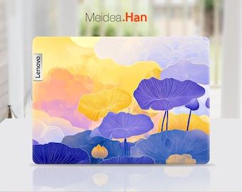 Lenovo laptop skin verjaardagscadeau aangepaste sticker abstracte kunst ontwerp cadeaus voor haar voor Lenovo Slim Legion Yoga Ideapad Thinkbook Thinkpad