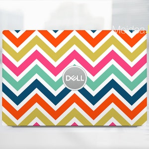 Dell Laptop Latitude 14 5400 Personalized Customizable Chevron Pattern Vinyl Sticker For Xps Latitude Inspiron Vostro Alienware Precision