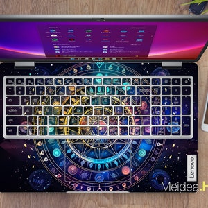 Custom Laptop Skins Lenovo Decals Personalization Astrology patterns divinatory art Designs For Legion Yoga Thinkpad Thinkbook Ideapad image 4