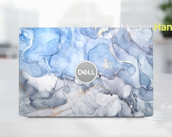 Dell G15 Laptop Skin Xps Decal Blue Marble Texture Personalized Customizable Vinyl Decal for Xps Latitude Inspiron Vostro Precision