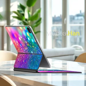 Magic Keyboard Pro 13 Skin Lila Ästhetisches Design Magic Keyboard Sticker Personalisiertes Geschenk Smart Folio Magic Keyboard Folio Vinyl Skin