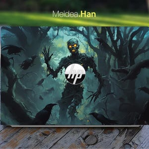 Hp Laptop Skin 17 Inch Sticker Personalized Gift Game Style Micro-Terrorist Design Vinyl for Spectre Envy Pavilion Victus Omen Elite Probook