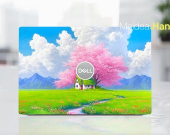 Latitude 7450 Laptop Stickers Personalized Gift Custom Oil Painting Prairie Design Vinyl for XPS Latitude Inspiron Vostro Precision