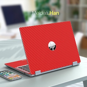 Carbon Fiber Skin Laptop Accessories Solid Color Hp Art Sticker Custom Decal Personalized Gifts for Spectre Envy Victus Omen Elite Probook