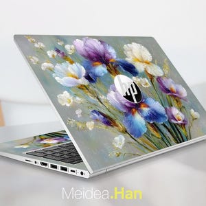 HP Probook laptop sticker beschermende cadeau sticker aangepaste sticker mooie bloem ontwerp past op Spectre Envy Pavilion Victus Omen Elite Probook