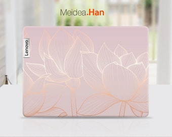Lenovo Skin Laptop Skin Protect Gift for Girl Artistic Lotus Design Vinyl Sticker for Lenovo Slim Legion Ideapad Yoga Thinkbook Thinkpad