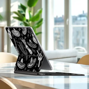 Ipad Magic Keyboard Skin Smart Folio Protective Film Graffiti Design Personalized Gift Smart Folio Magic Keyboard Folio Vinyl Skin