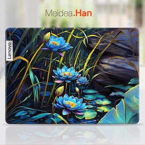 Lenovo 2 in 1 Skin Art Sticker Custom Decal Natural Plant Design Vinyl Gift For Her For Lenovo Slim Legion Yoga Ideapad Thinkbook Thinkpa