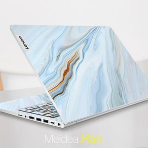 Lenovo Laptop Skins Thinkpad T14 Personalized Customizable Blue Vinyl Gift For Women For Lenovo Slim Legion Ideapad Yoga Thinkbook Thinkpad