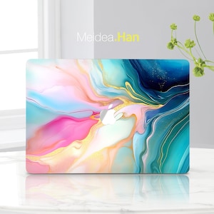 Apple Laptop Skin Mac Decal Customizable Painting Art Designs Unique Gift Personalized Artistic Pattern Vinyl Macbook Sticker Mac Pro Decal
