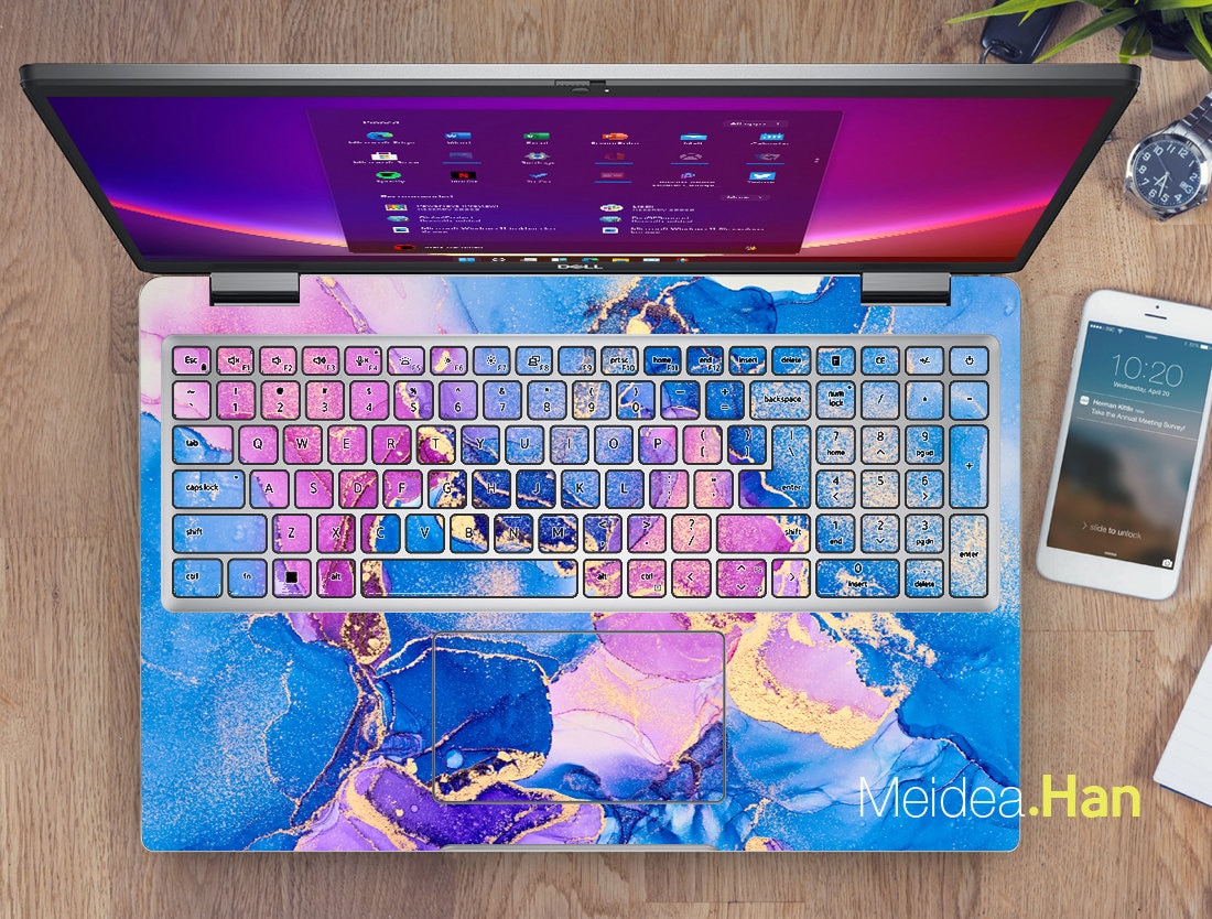 Hp Laptop Elitebook 840 G7 Skin Personalized Customizable Watercolor ...