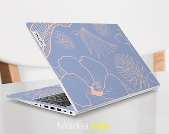 IdeaPad Slim 3 15ARP10 Laptop Stickers Vinyl Sticker Birthday Gift Line Botanical Art Design for Legion Yoga ThinkPad ThinkBook IdeaPad