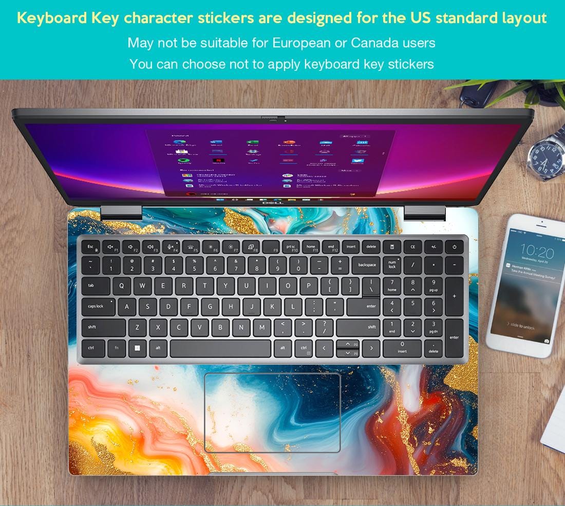 Lenovo 15インチノートパソコンスキンシール カスタムステッカー