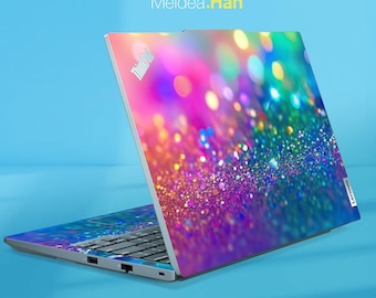 Sticker Vibrant Colors Design Vinyl Decal for Think Pad T14S Gen 1 Laptop Protector for Slim Legion Ideapad Yoga Thinkbook Thinkpad